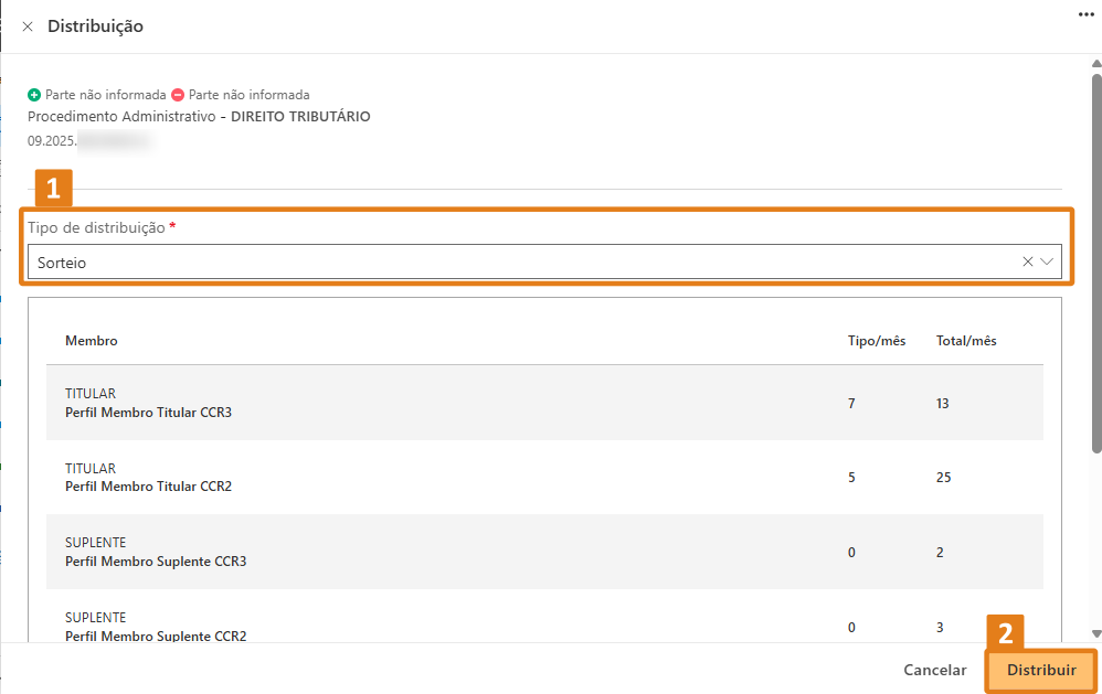 tipo de distribuicao por sorteio e botao distribuir.png